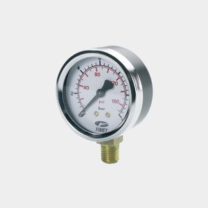 MANOMETRO VETRO - ATT.RADIALE